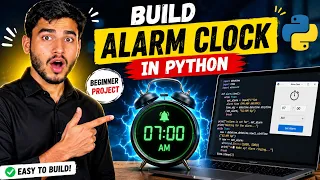 Alarm Clock App in Python Beginner Project Tutorial