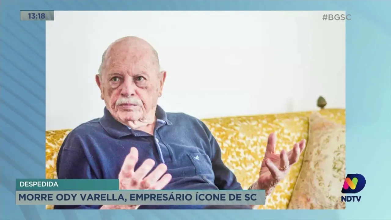 Morre aos 101 anos, Ody Varella, empresário ícone de SC