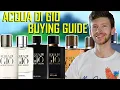 Lagu ACQUA DI GIO VS PROFUMO VS ESSENZA VS ABSOLU VS ABSOLU INSTINCT VS PROFONDO