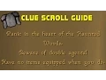 Clue Scroll Guide - Panic in the Heart of the Haunted Woods