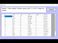 Programming in VB net Filter data using SQL wildcards characters in datagridview