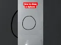 How to draw a Sphere 3D shape