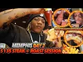 Memphis Day 2 SWARMED BY FANS Moneybagg Yo 135 Steak Char Restaurant Review Roast Session