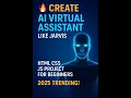 Create AI Virtual Assistant Like JARVIS HTML CSS JS Project for Beginners 2025