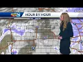 Latest timing totals on incoming snow