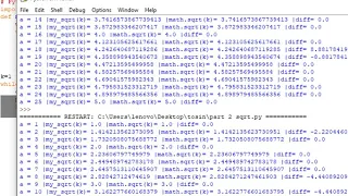 Python to find the square root of any number invent your own function