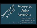 Frequently asked Questions Answers Q A
