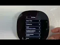 Ecobee Heat Cold Air Setting