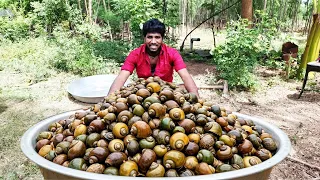 Snail Recipe Cooking and Eating in Village | Healthy Village Recipes