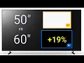 50 vs 60 TV Size Comparison A Bigger Jump Than You d Expect