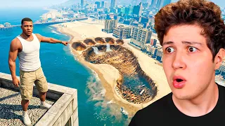FRANKLIN DESCUBRE una HUELLA GIGANTE en GTA 5! 🤔👣 (Mods)