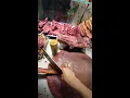 LIVE ASMR Roast Pork Slicing with Dragon Knife 260816