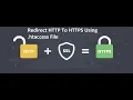 How To Redirect HTTP To HTTPS Using htaccess File In File Manager Under cPanel