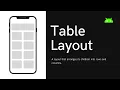 Table Layout Android Beginners Level 04