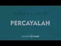 Percayalah - Afgan & Raisa (KARAOKE VERSION)
