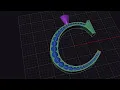 Adding Gems Between Two Curves - MatrixGold