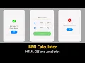 BMI calculator using HTML CSS and JavaScript Neumorphism UI design Mobile responsive