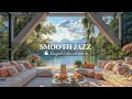Download Lagu Cafe Jazz In Morning Ambience | Smooth Jazz In Luxury Balcony By The Lake For Peaceful Ambiences