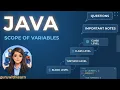 Class-17 Java Variable Scope Local vs Global Explained Practice Questions
