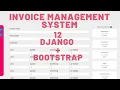 12 How to add BOOTSTRAP in Django 3 - INVOICE MANAGEMENT SYSTEM