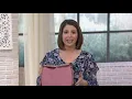 Vince Camuto Large Lamb Leather Crossbody Bag - Ida on QVC