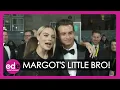 BAFTAs Margot Robbie s cute moment with younger bro