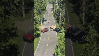 Realistic Highway Car Crashes