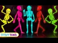 Download Lagu Five Skeletons Dancing Song + Spooky Scary Skeleton Songs | Teehee Town