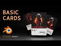 Unlock Your Creativity AI Art 3D Templates with Basic Cards in Blender