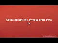 Jhené Aiko - calm & patient (Lyrics)