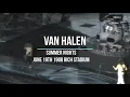 Van Halen Summer Nights June 19th 1988 Monsters Of Rock
