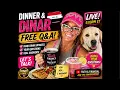 DINNER DINAR LIVE FREE Q A Delete the Zeros ASK ME ANYTHING
