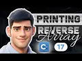 19 Printing Array in Reverse Order C for beginners