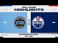 NHL Highlights Utah HC vs Oilers - December 31 2024