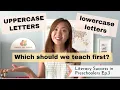 Uppercase and Lowercase Letters - Which do we teach first
