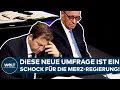 DEUTSCHLAND: Neue Schock-Umfrage! Merz-Koalition? Mehrheit rechnet mit der Explosion!