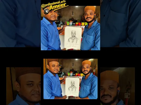 🔥என்ன ஒருதடவ drawing பண்ணி காட்டு பாப்போம்..! my bro..! #ameerartist #trending #shorts