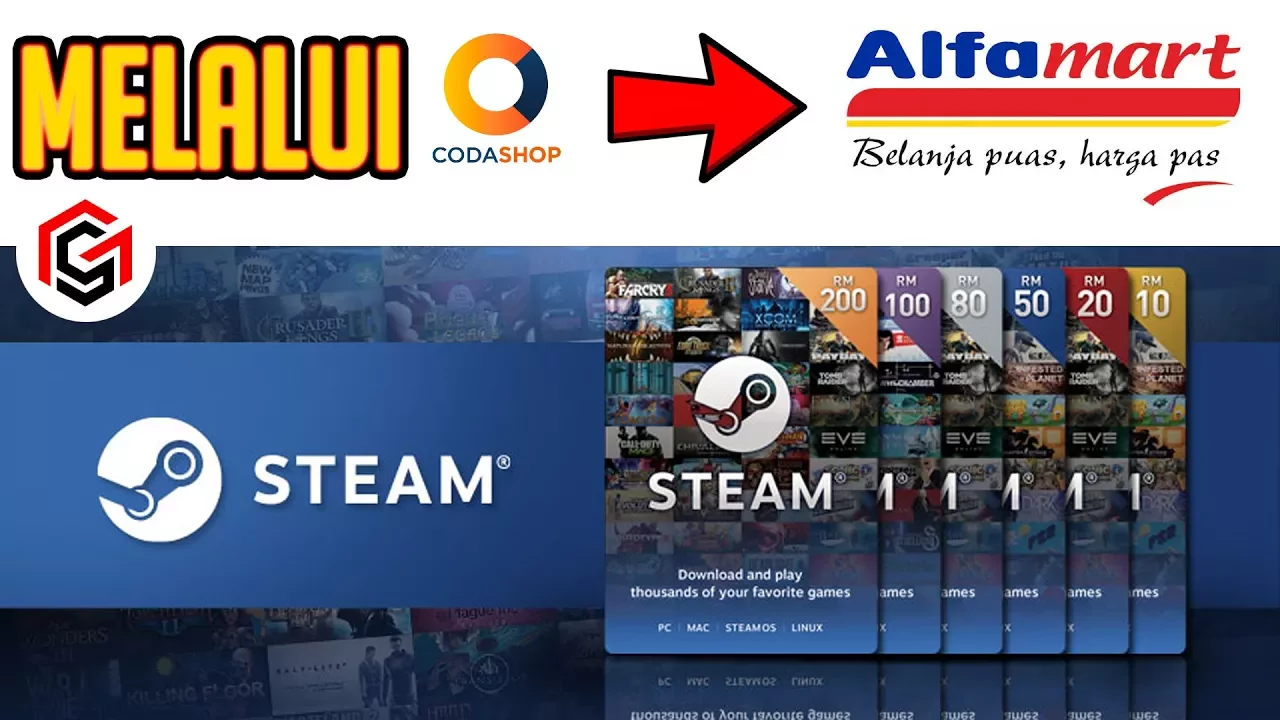Alternatif berbagai pilihan cara membeli Kode Steam Wallet! Kamu bisa membeli dengan mudah dan cepat. 