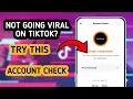 How to check TikTok account status | How to go viral on TikTok