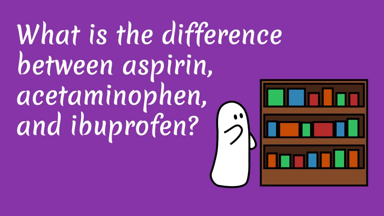 What is the difference between aspirin, acetaminophen, and ibuprofen?