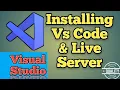 Download and Installing Vs Code Live Server Web Development Tutorials
