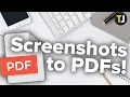 How to Combine Screenshots into One PDF