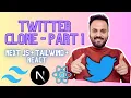 Twitter Clone with NextJS React Tailwind - Part1