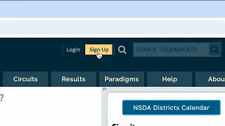 Navigating Your Tabroom com Account