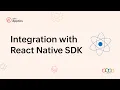 Get started - How to integrate Apptics React Native SDK with your app