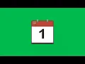 Green Screen Calendar Flipping Animation 4K Global Kreators