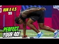 How to run a Fast 40 Yard Dash - Full Setup