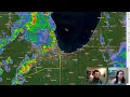 RADAR UPDATE Severe Thunderstorm Warnings for Illinois and Wisconsin