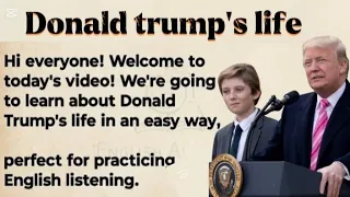 learn English through story|Donald trump's life and biography|who is barrack trump|Trump childs