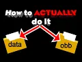 How To ACTUALLY Access The Android Data And OBB Folders For Android 10 Devices